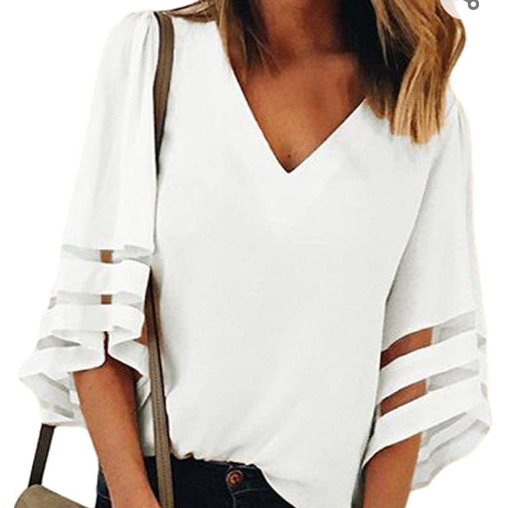 White Dressy Top